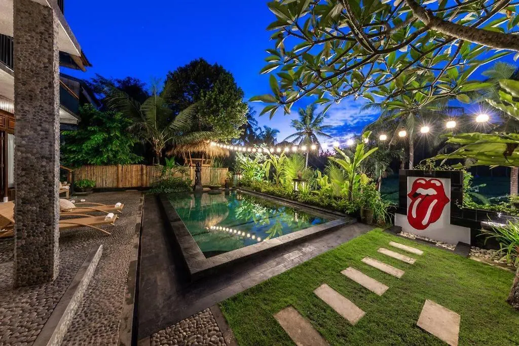 Villa Family Oasis, 2 Bedrooms, Shared Pool, Garden, Rice Field View Ubud  Indonesia
